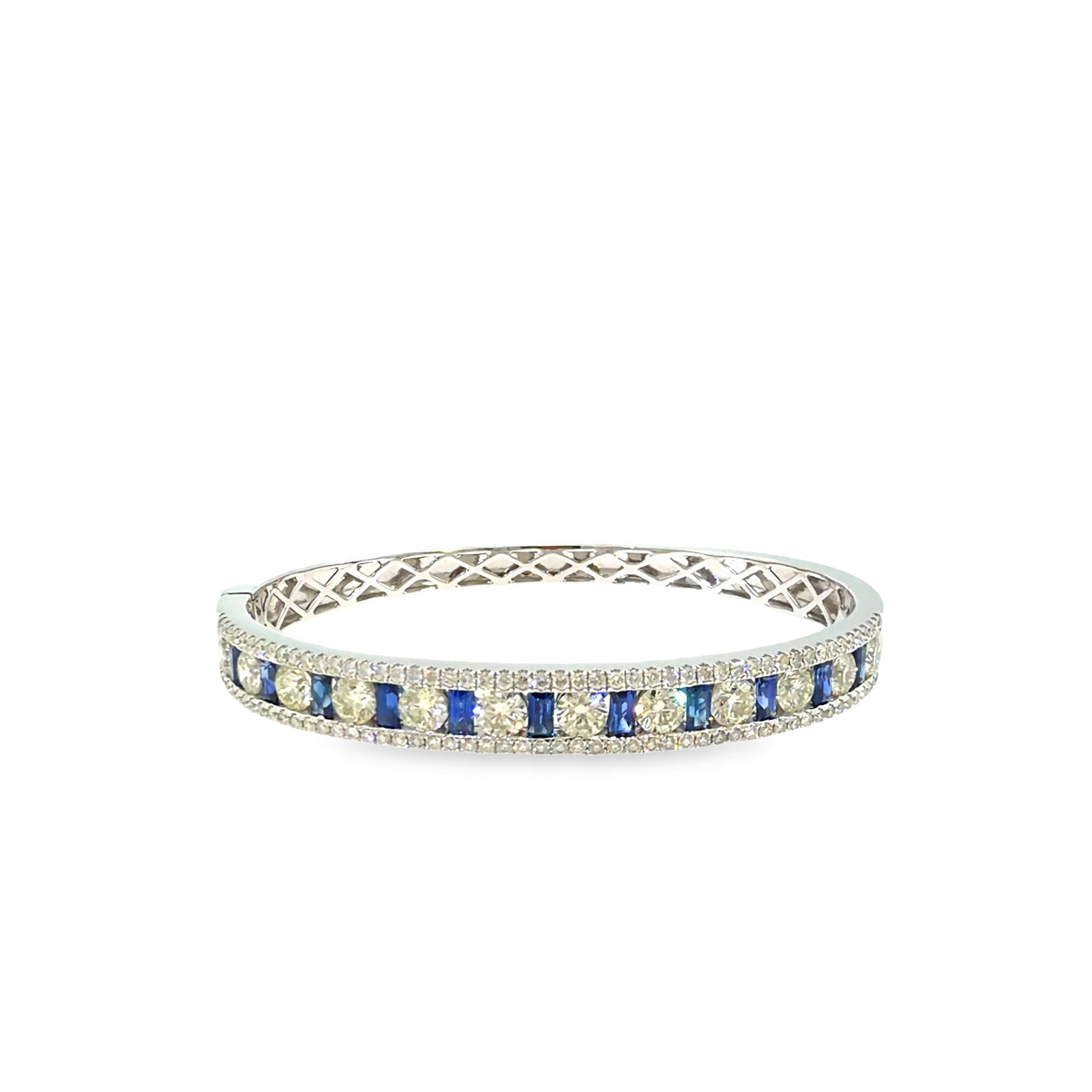 The Sapphire Baguette Bangle
