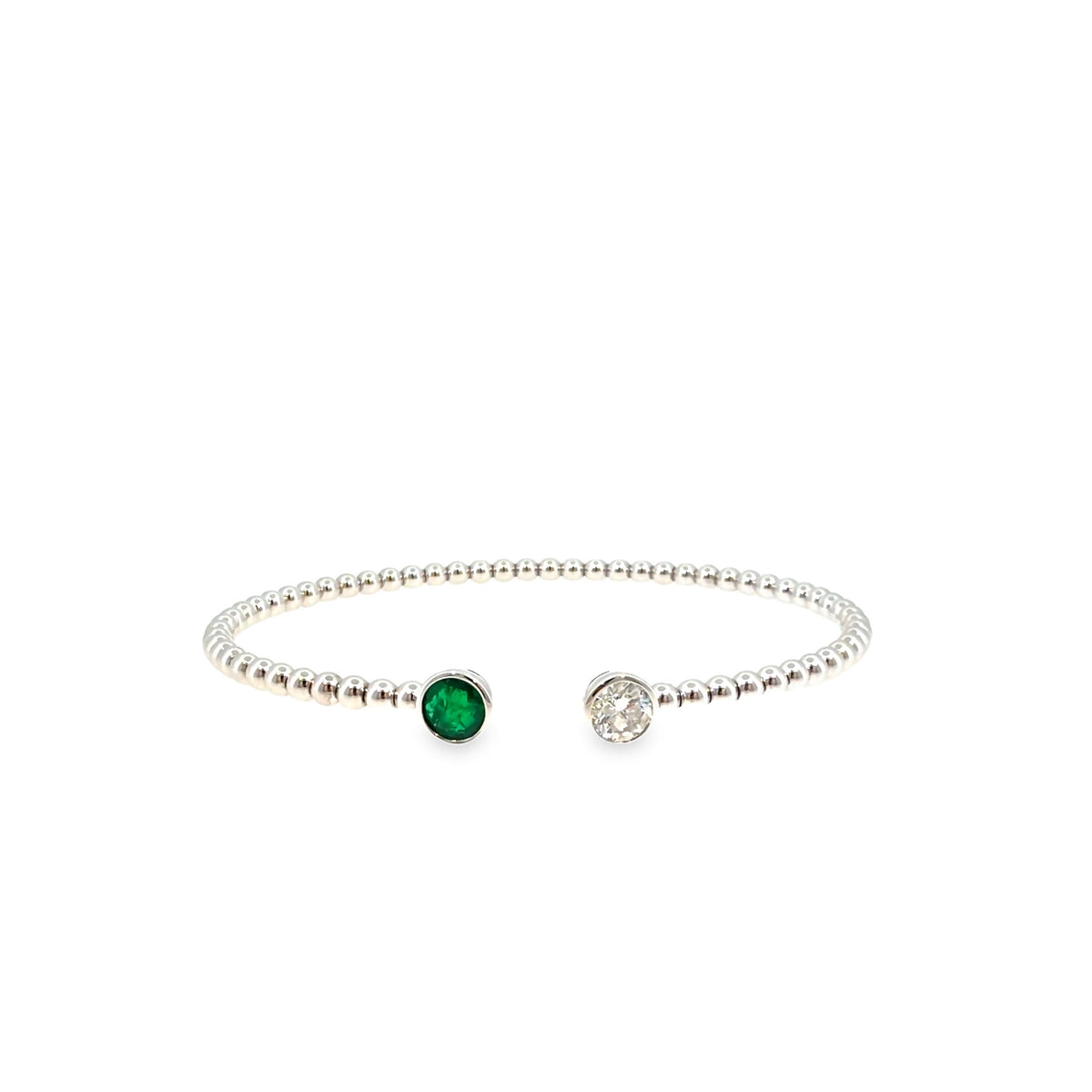 The Emerald Duet Bangle