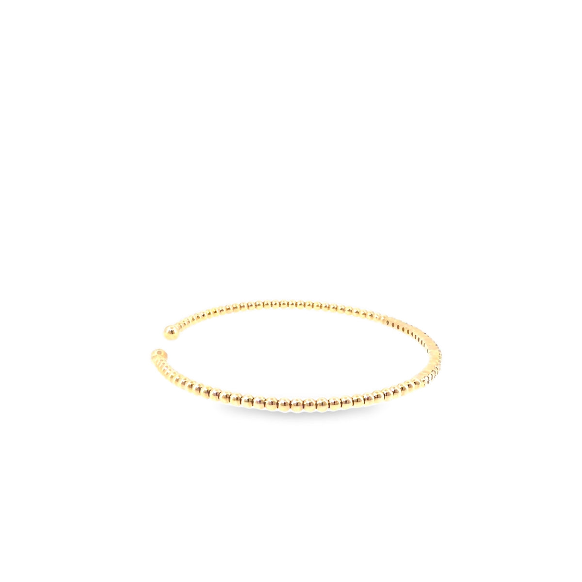 The Golden Dewline Bangle, 0.50ct Diamond, 14K Yellow Gold by Benji Designs, view 5