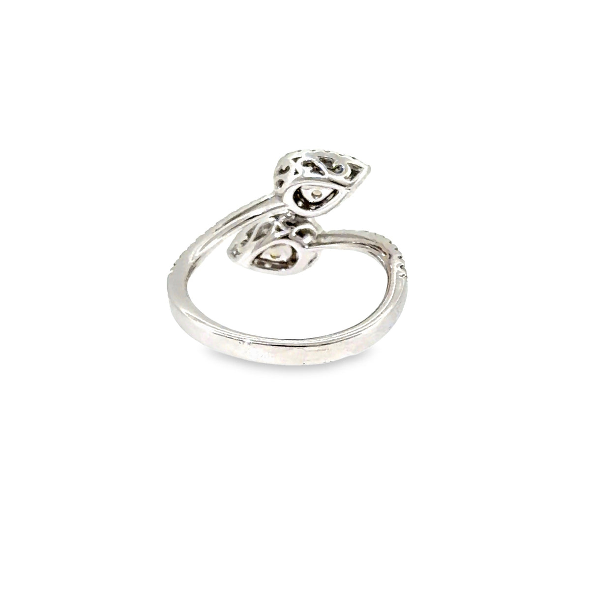 The Twin Canary Ring, 1.51ct Yellow Diamond, 18K White Gold by Benji Designs, view 4