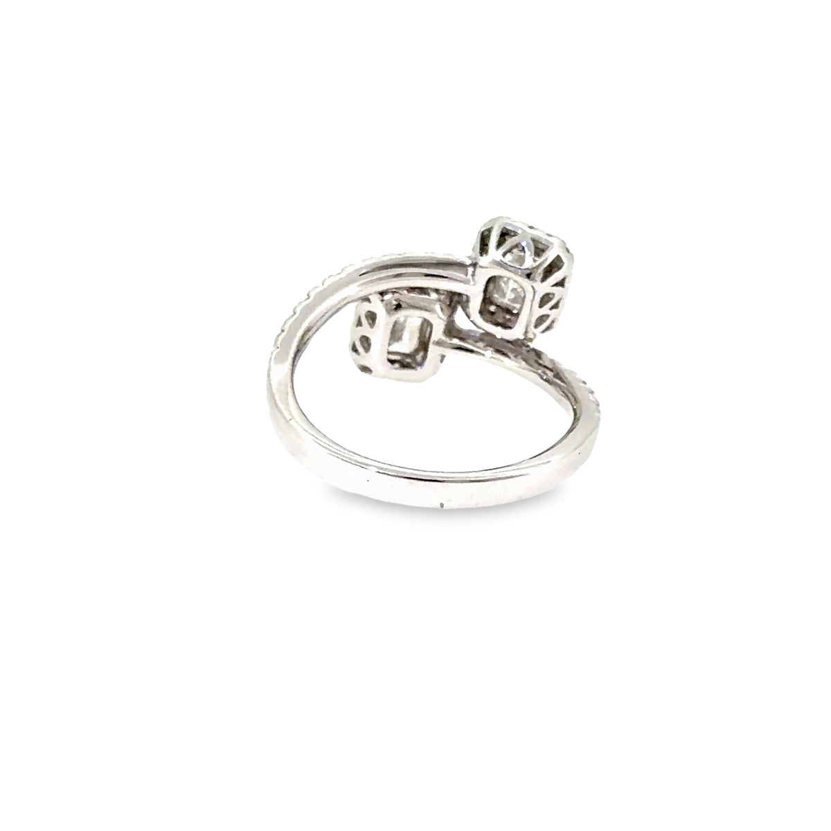 The Glass House Ring, 1.45ct Diamond, 18K White Gold by Benji Designs, view 4