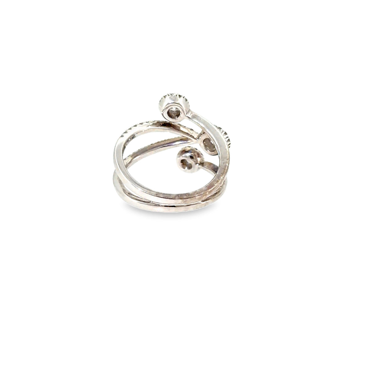 The Starburst Spray Ring, 1.00ct Diamond, 18K White Gold by Benji Designs, view 4