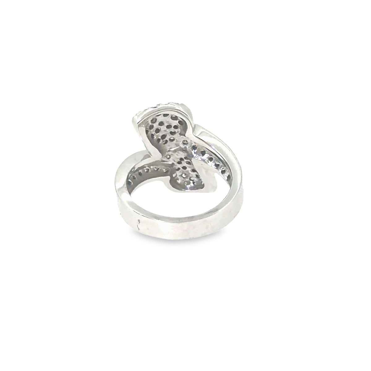 The Ice Wave Ring, 1.65ct Diamond, 14K White Gold by Benji Designs, view 4