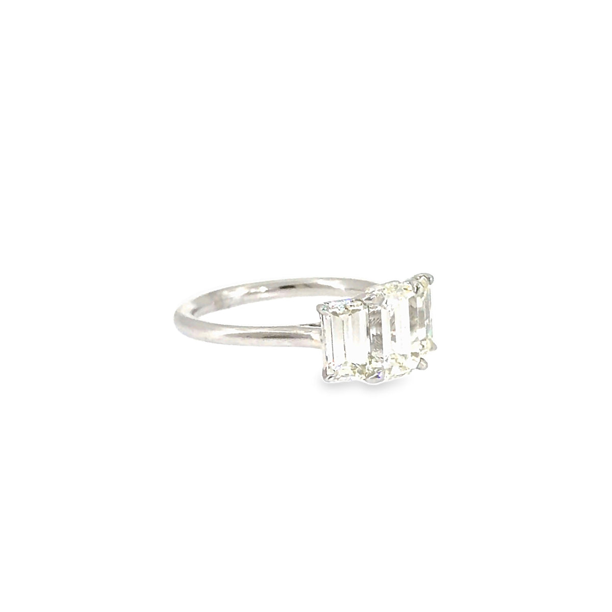 The Gatsby Ring, 3.15ct Diamond, Platinum by Benji Designs, view 5