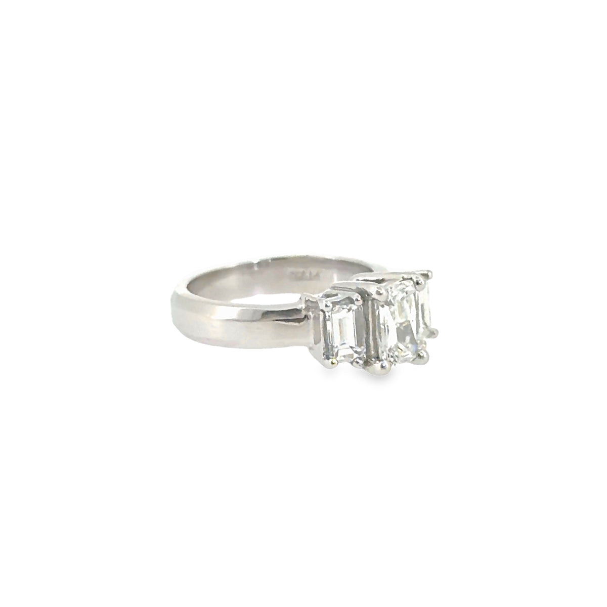 The Glass Steps Ring, 1.80ct Diamond, Platinum by Benji Designs, view 5