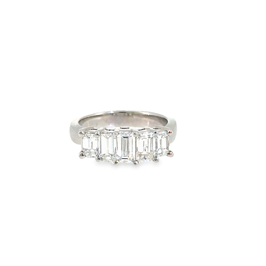 The Five Chapters Ring, 2.25ct Diamond, Platinum by Benji Designs, view 1