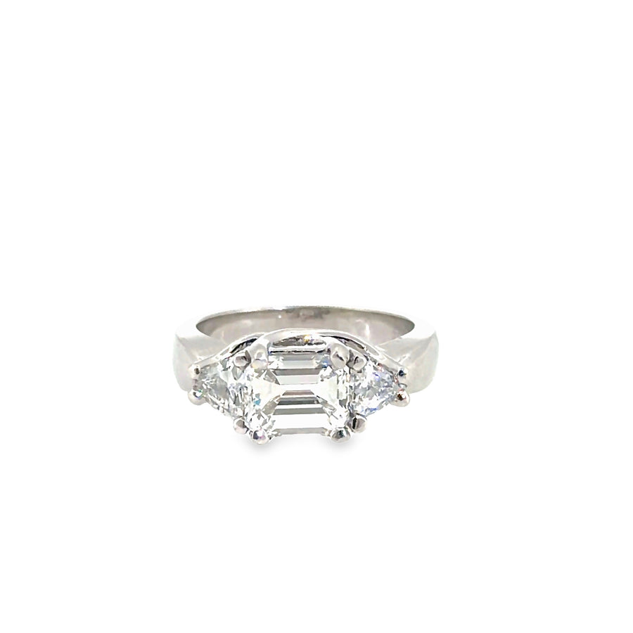 The Manhattan Ring, 2.12ct Diamond, Platinum by Benji Designs, view 1