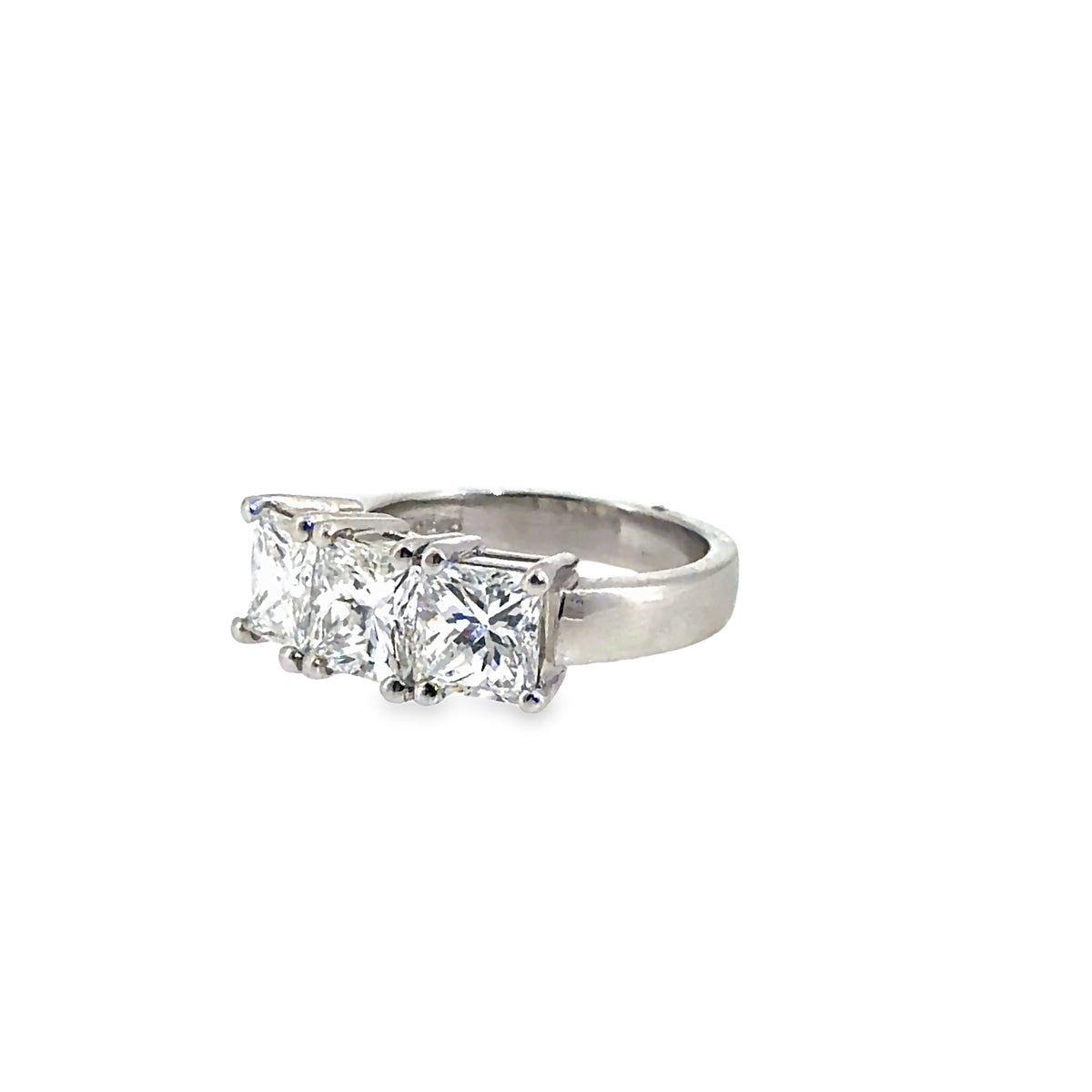 The Regent Square Ring, 3.25ct Diamond, Platinum by Benji Designs, view 3