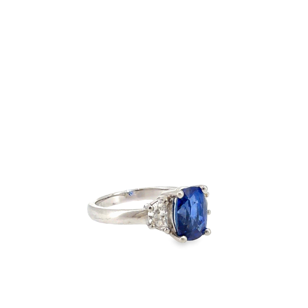 The Savoy Ring, 3.97 ct Tanzanite & Diamond, Platinum by Benji Designs, view 2