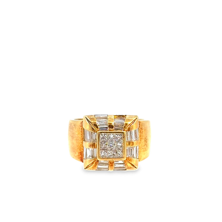 The Glow Up Ring, 2.00 ct Diamond, 18K Yellow Gold by Benji Designs, view 1
