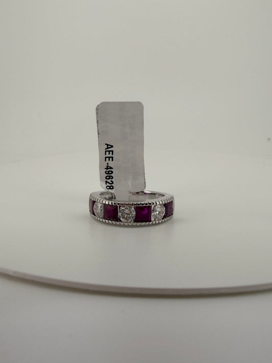 Scarlet Brilliance Eternity Band