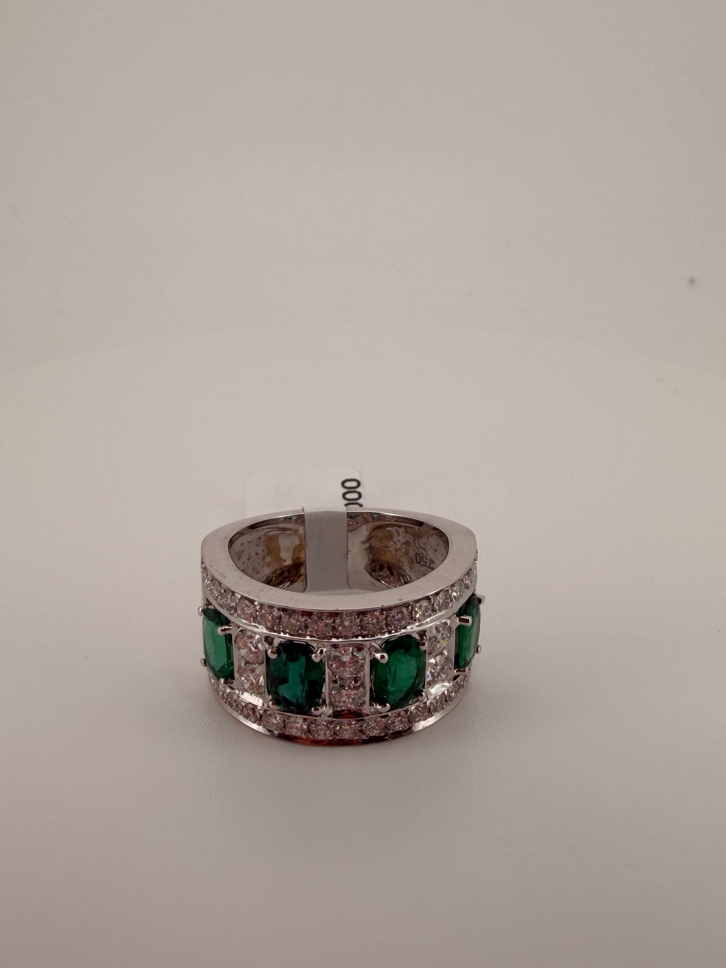 Emerald & Diamond Heirloom Band