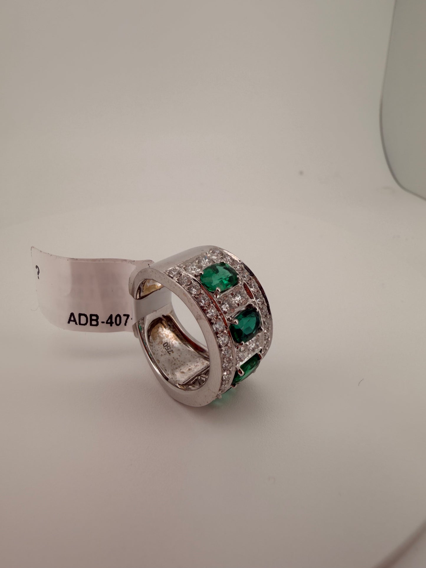 Emerald & Diamond Heirloom Band