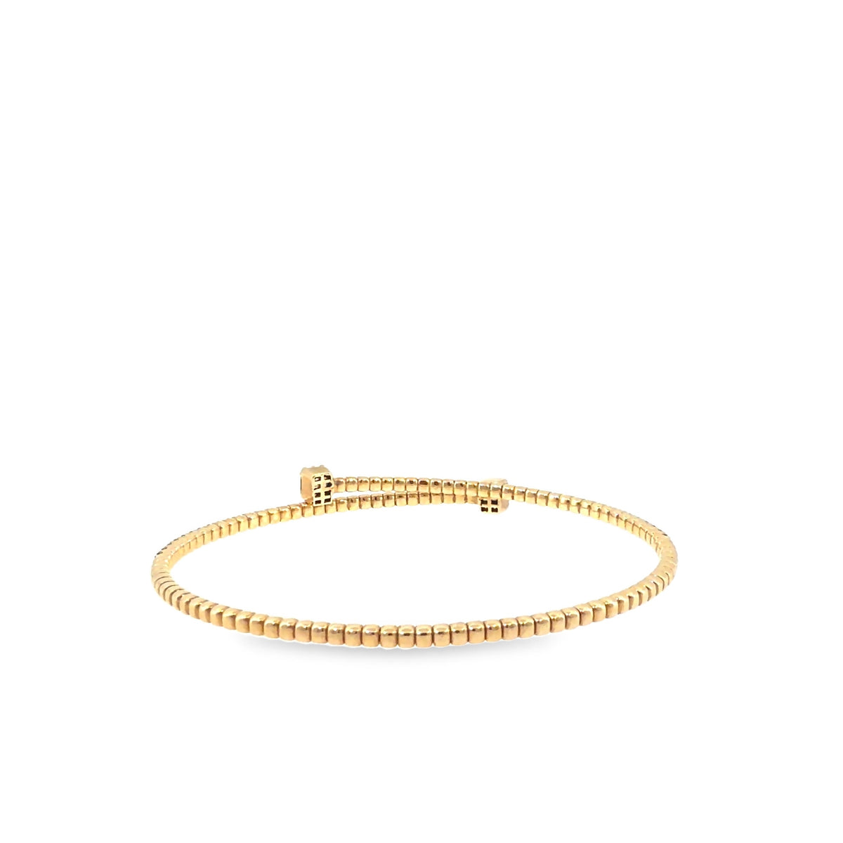 The Gilded Wrap Bangle, 1.33ct Diamond, 14K Yellow Gold by Benji Designs, view 4