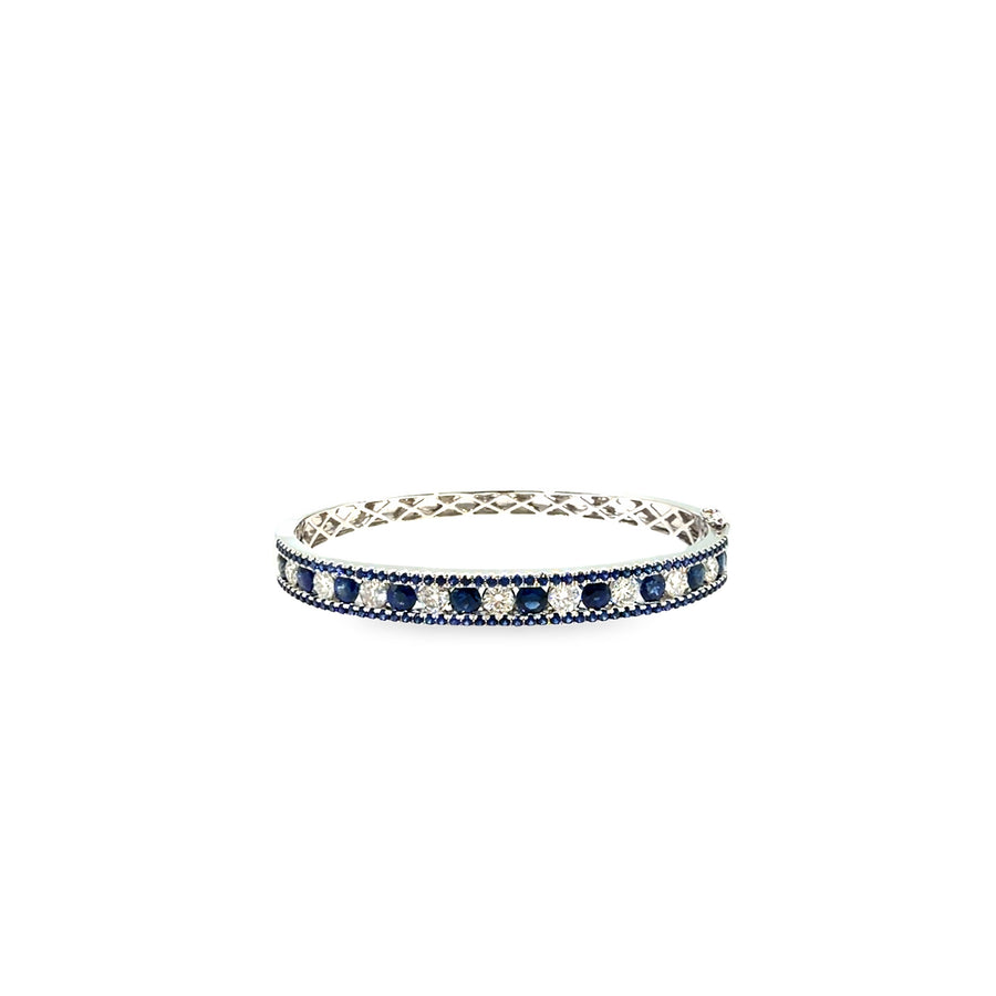The Sapphire Cascade Bangle