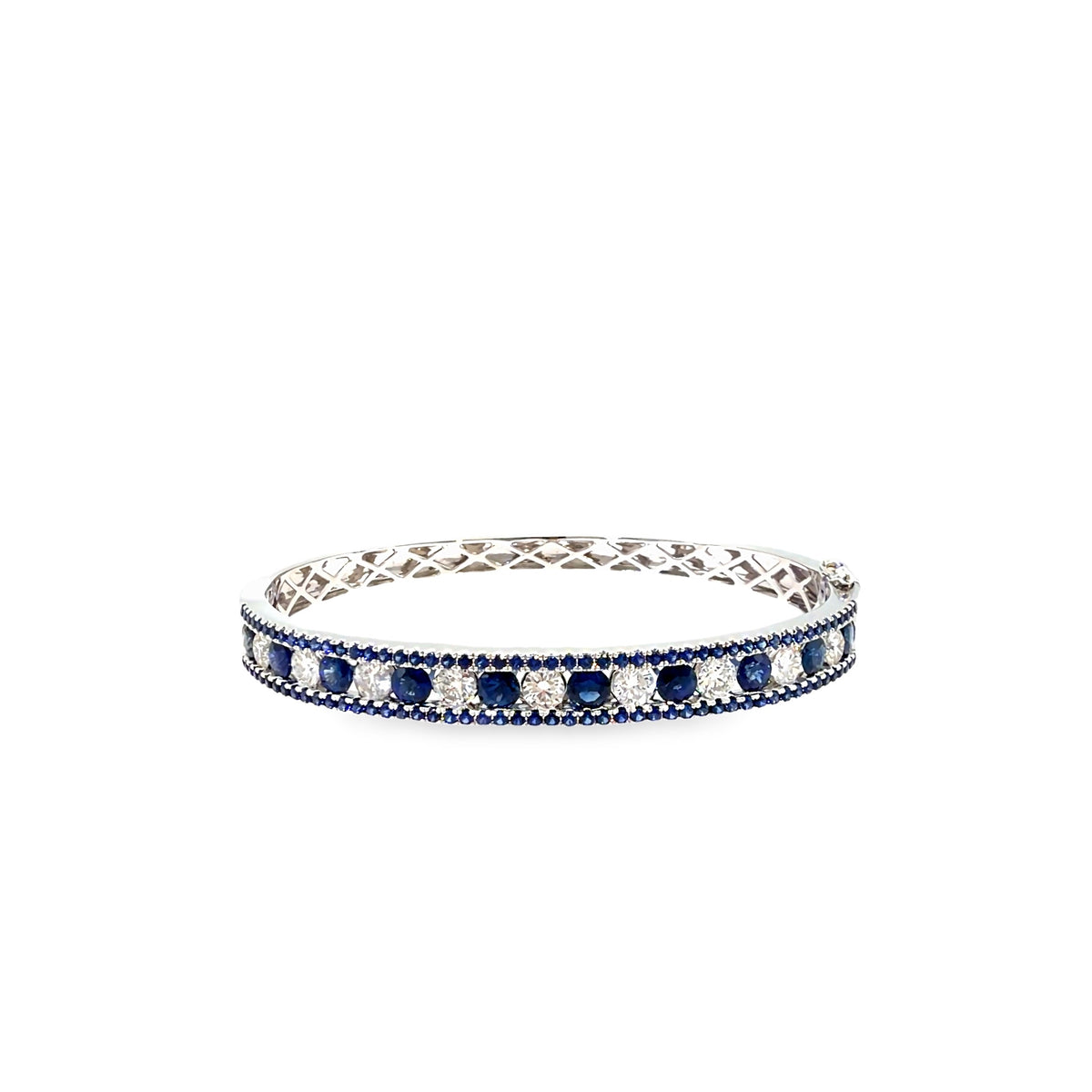 The Sapphire Cascade Bangle