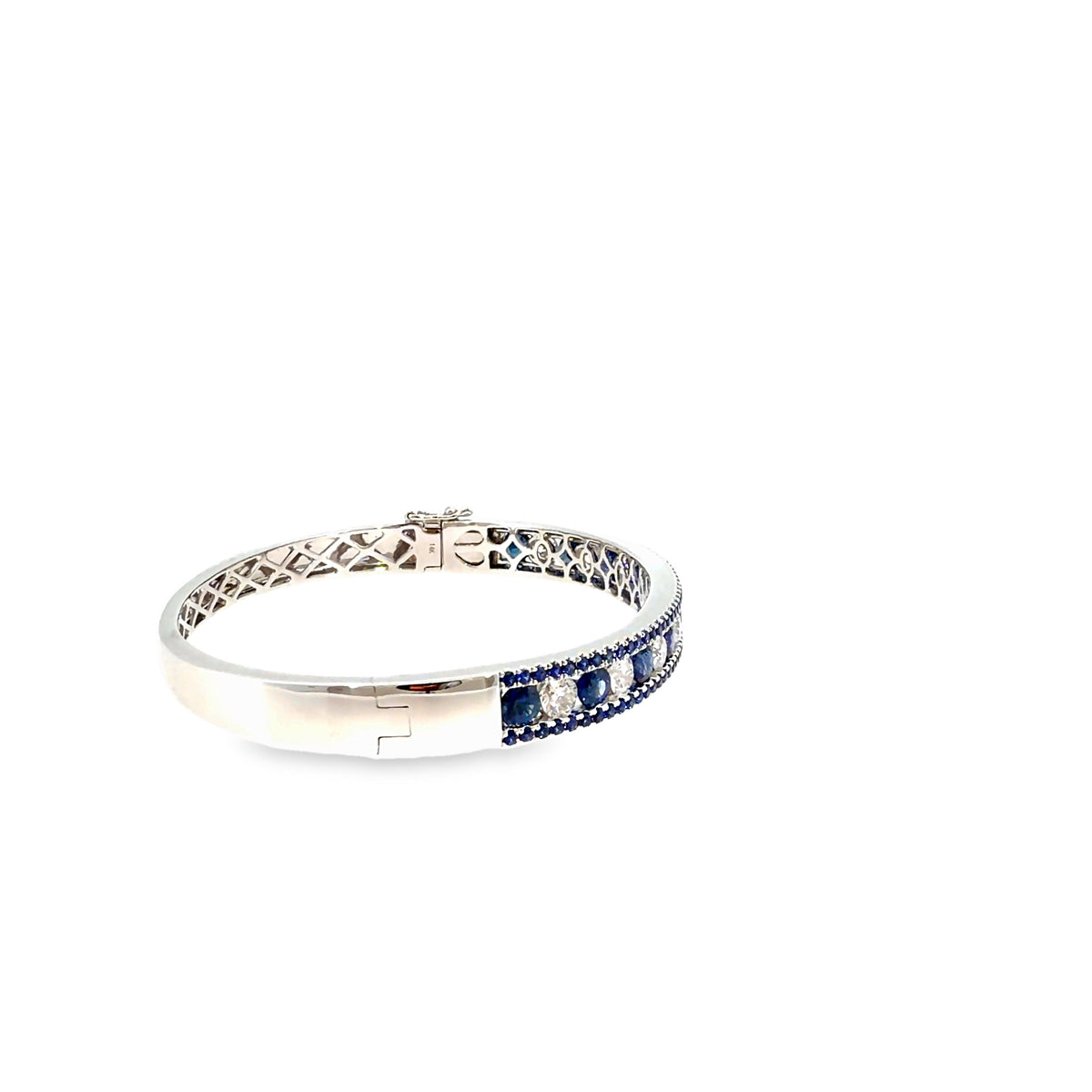 The Sapphire Cascade Bangle