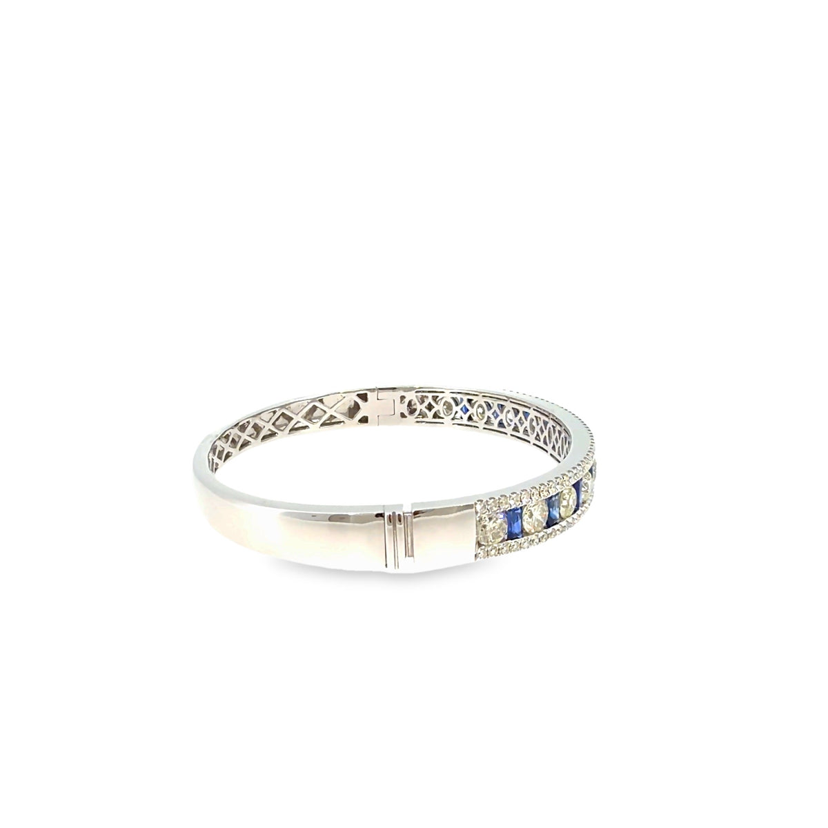 The Sapphire Baguette Bangle
