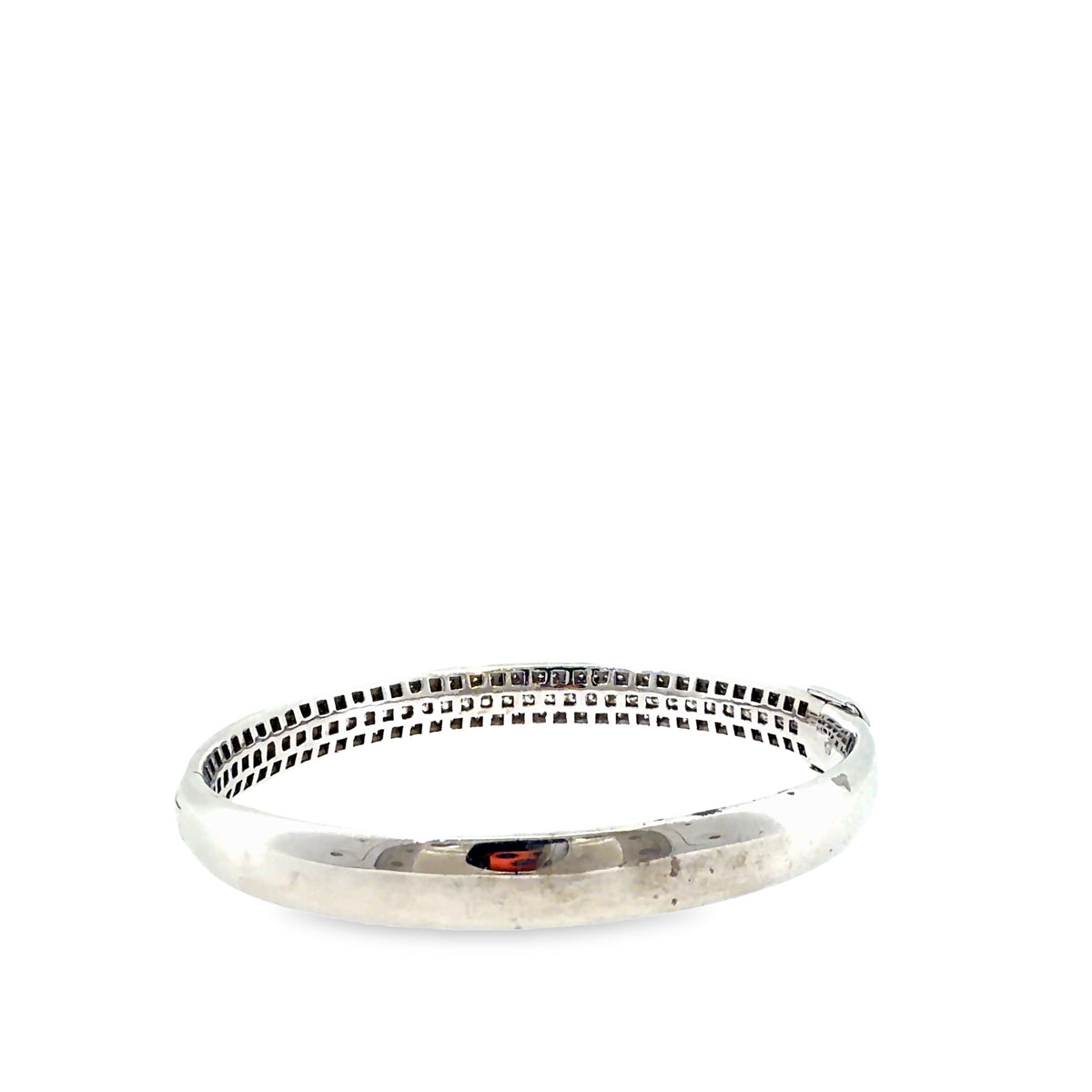 The Ice Palace Bangle, 4.00ct Diamond, 18K White Gold by Benji Designs, view 4