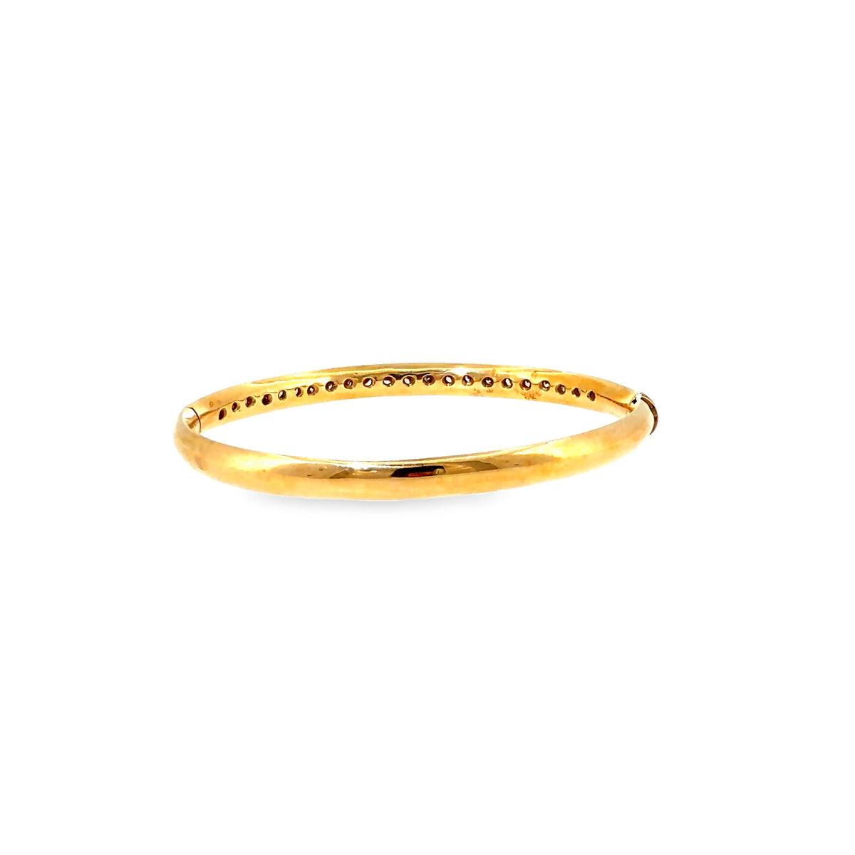 The Sun Drop Bangle, 1.90ct Diamond, 18K Yellow Gold by Benji Designs, view 4