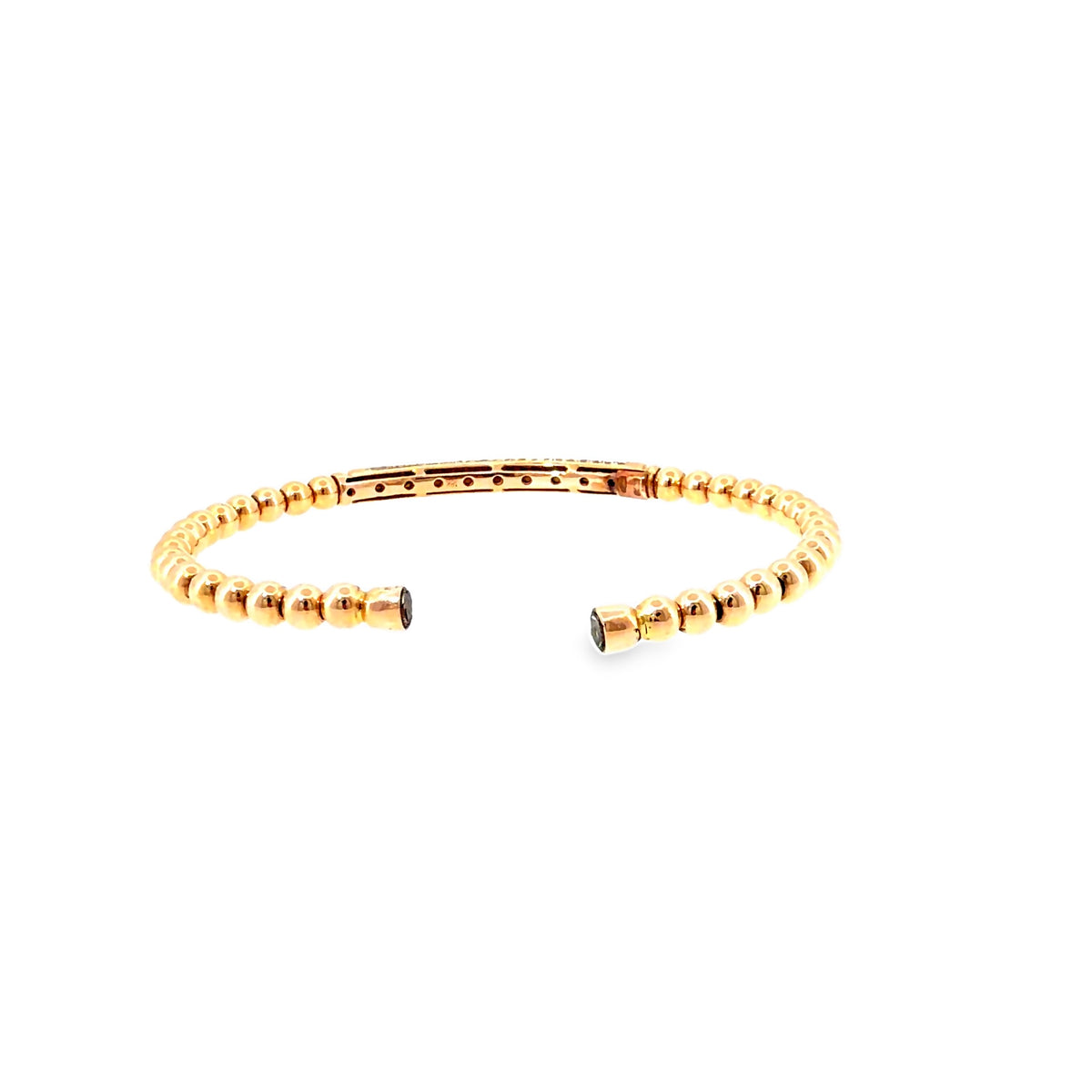 The Rose Whisper Bangle, 0.90ct Diamond, 18K Rose Gold by Benji Designs, view 4