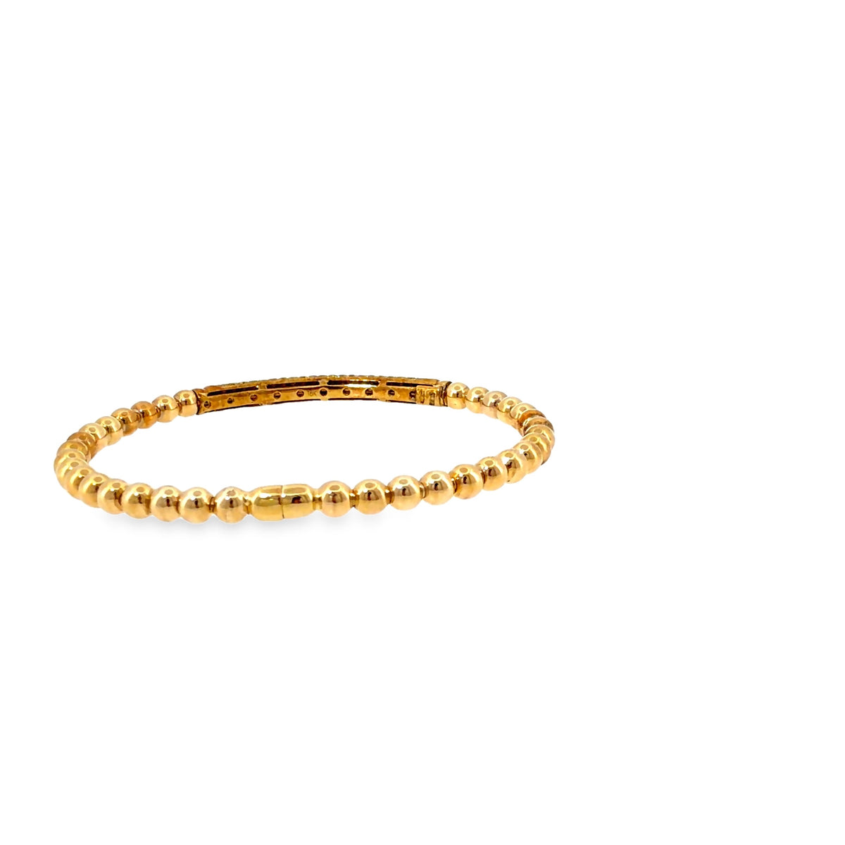 The Honey Glow Bangle, 1.10ct Fancy Yellow Diamond, 18K Yellow Gold by Benji Designs, view 4