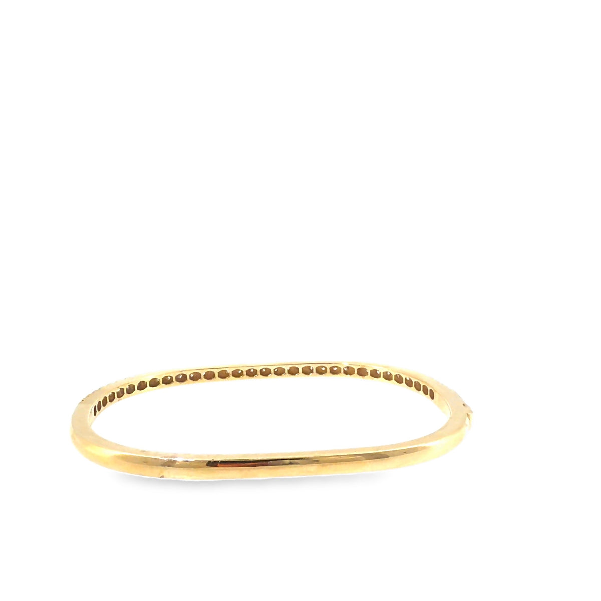The Golden Promenade Bangle, 2.00ct Diamond, 14K Yellow Gold by Benji Designs, view 3