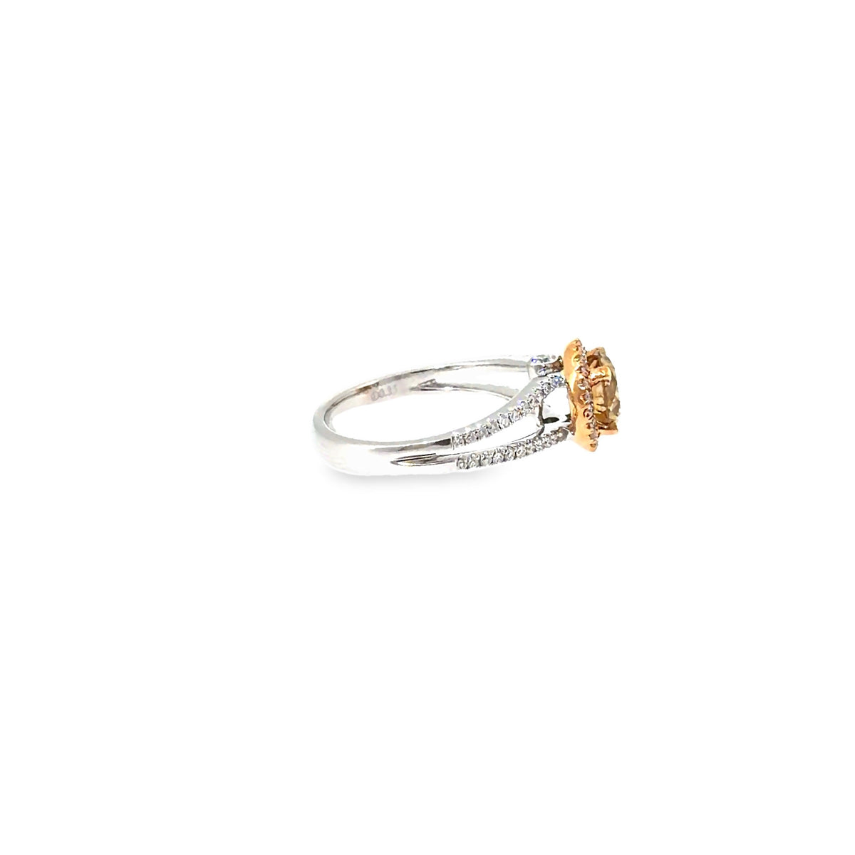 The Toffee Glow Ring, 1.58ct Brown Diamond, 18K Rose Gold by Benji Designs, view 5