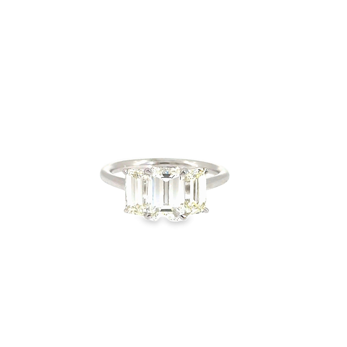 The Gatsby Ring, 3.15ct Diamond, Platinum by Benji Designs, view 4