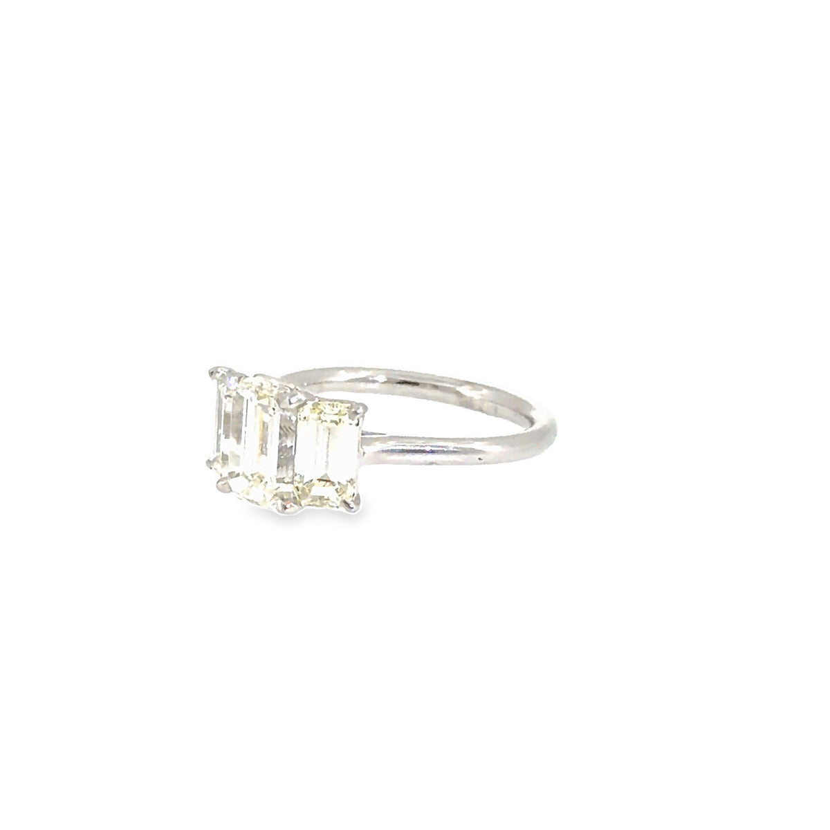 The Gatsby Ring, 3.15ct Diamond, Platinum by Benji Designs, view 6