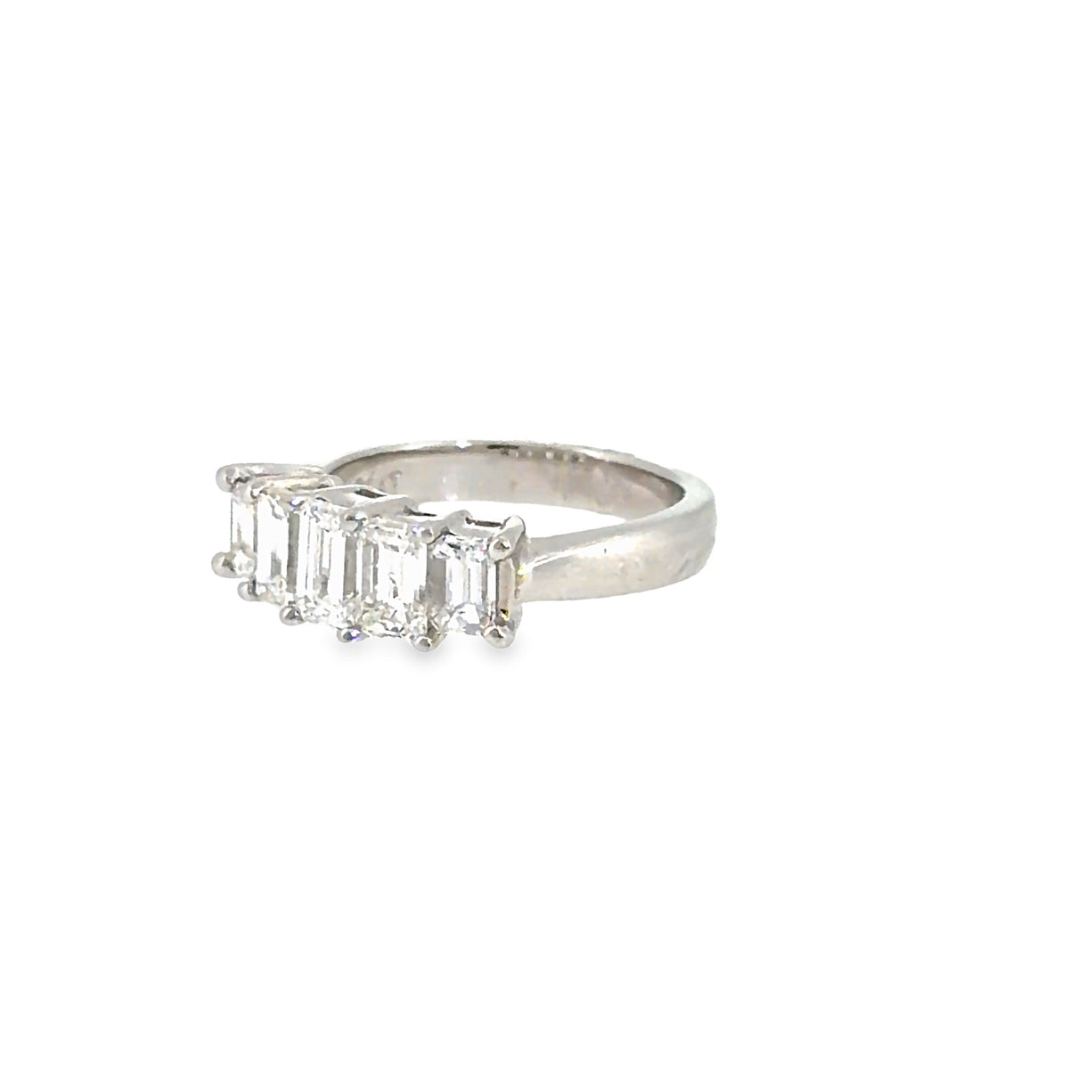 The Five Chapters Ring, 2.25ct Diamond, Platinum by Benji Designs, view 3
