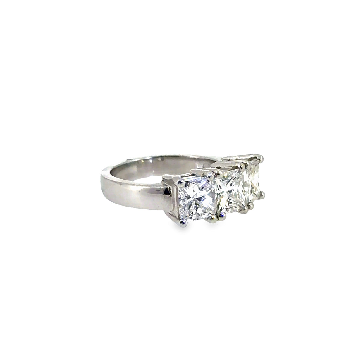 The Regent Square Ring, 3.25ct Diamond, Platinum by Benji Designs, view 2