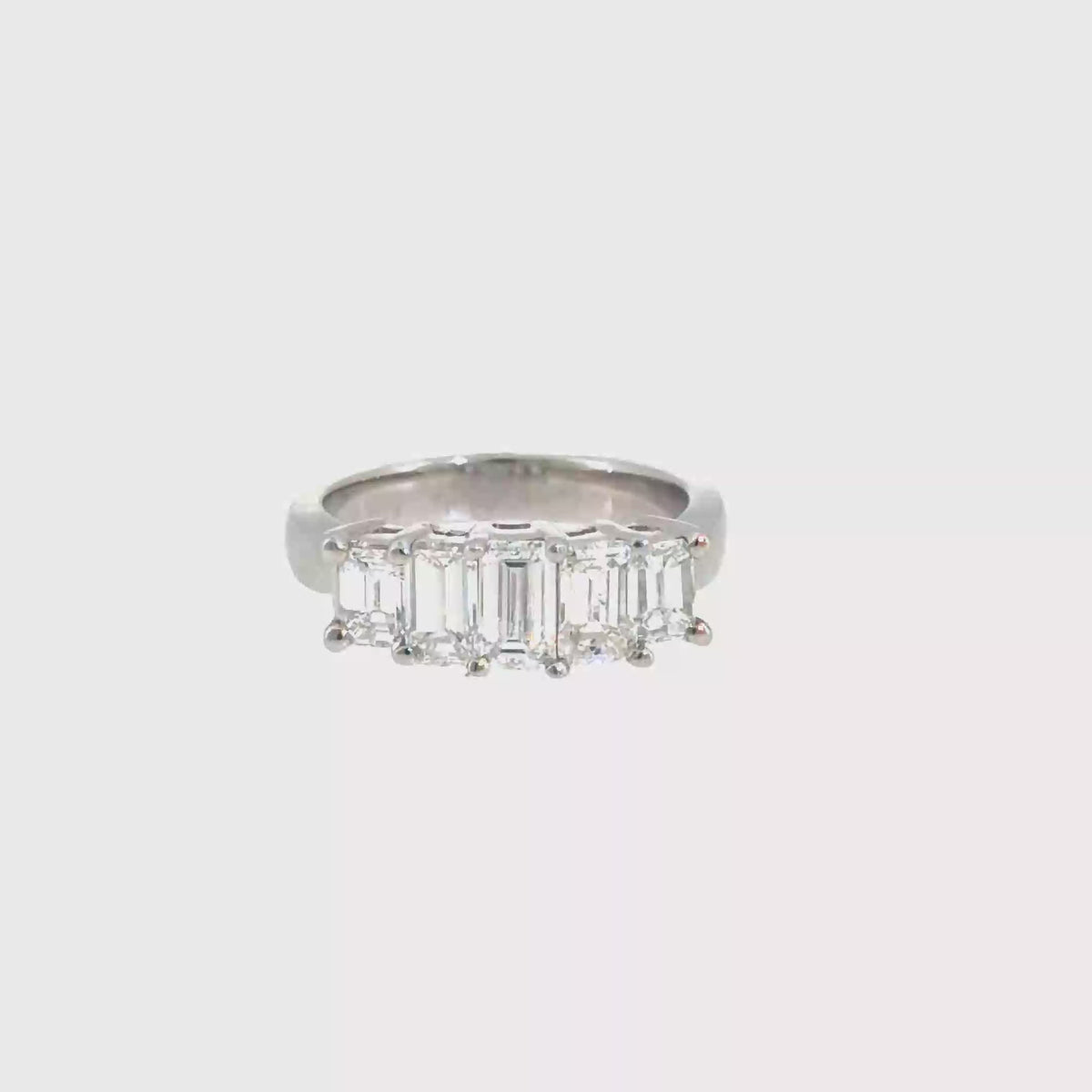 360 video of The Five Chapters Ring, 2.25ct Diamond, Platinum by Benji Designs