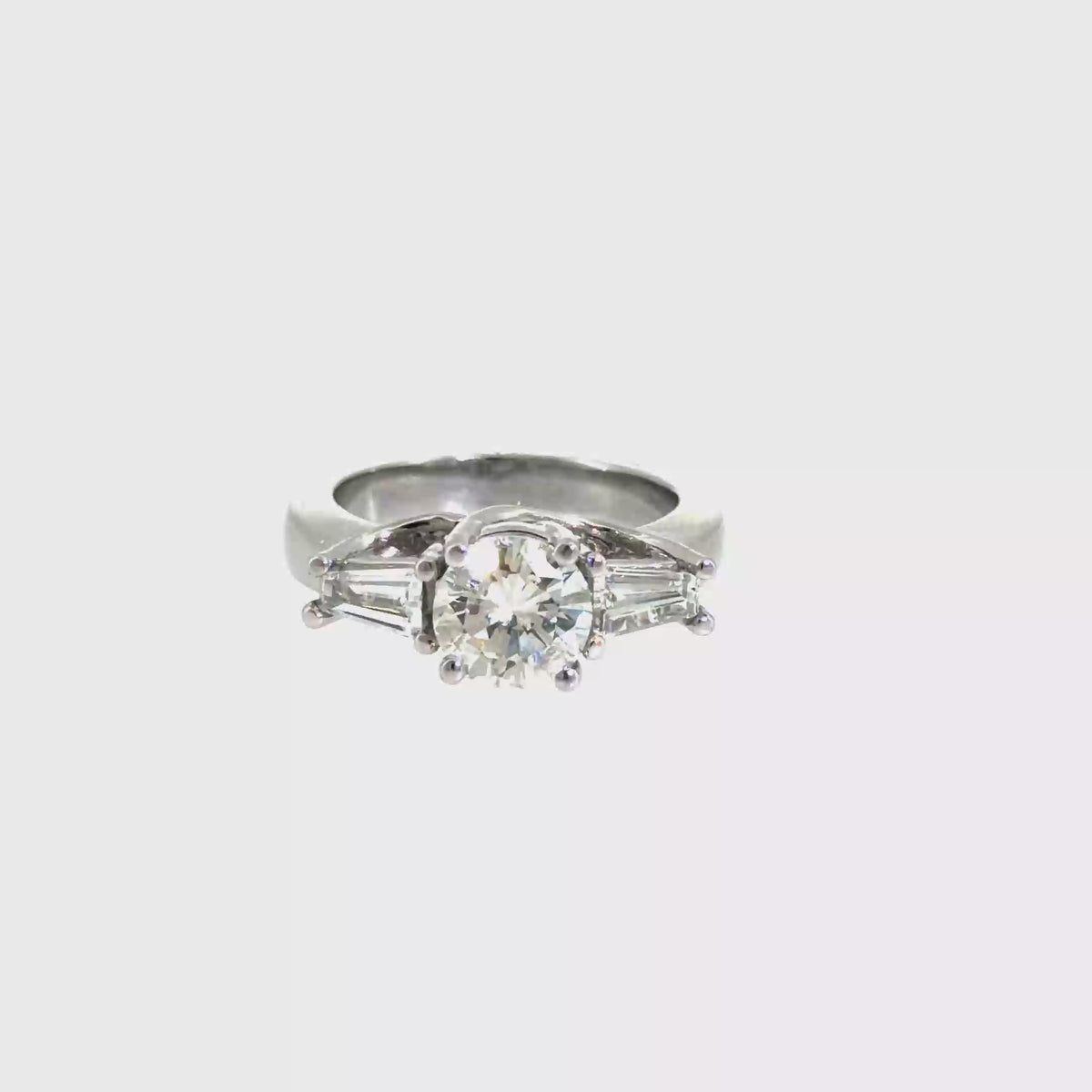 360 video of The Heirloom Baguette Ring, 2.07ct Diamond, Platinum by Benji Designs